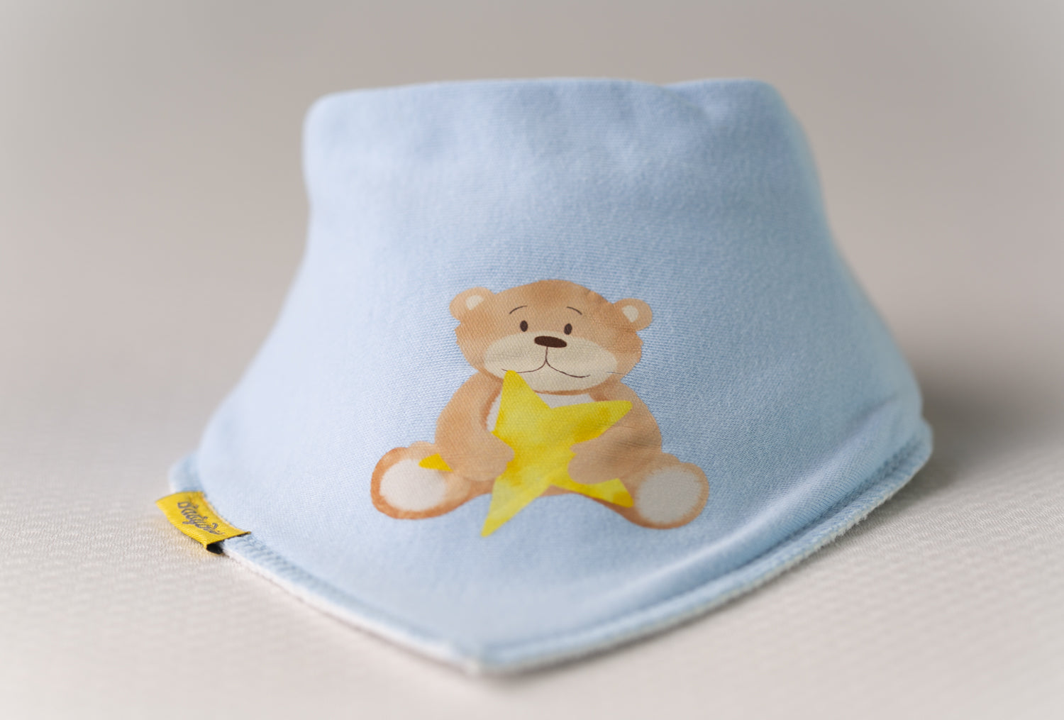 Cuddle buddy organic cotton DribbleBoo bandana bib