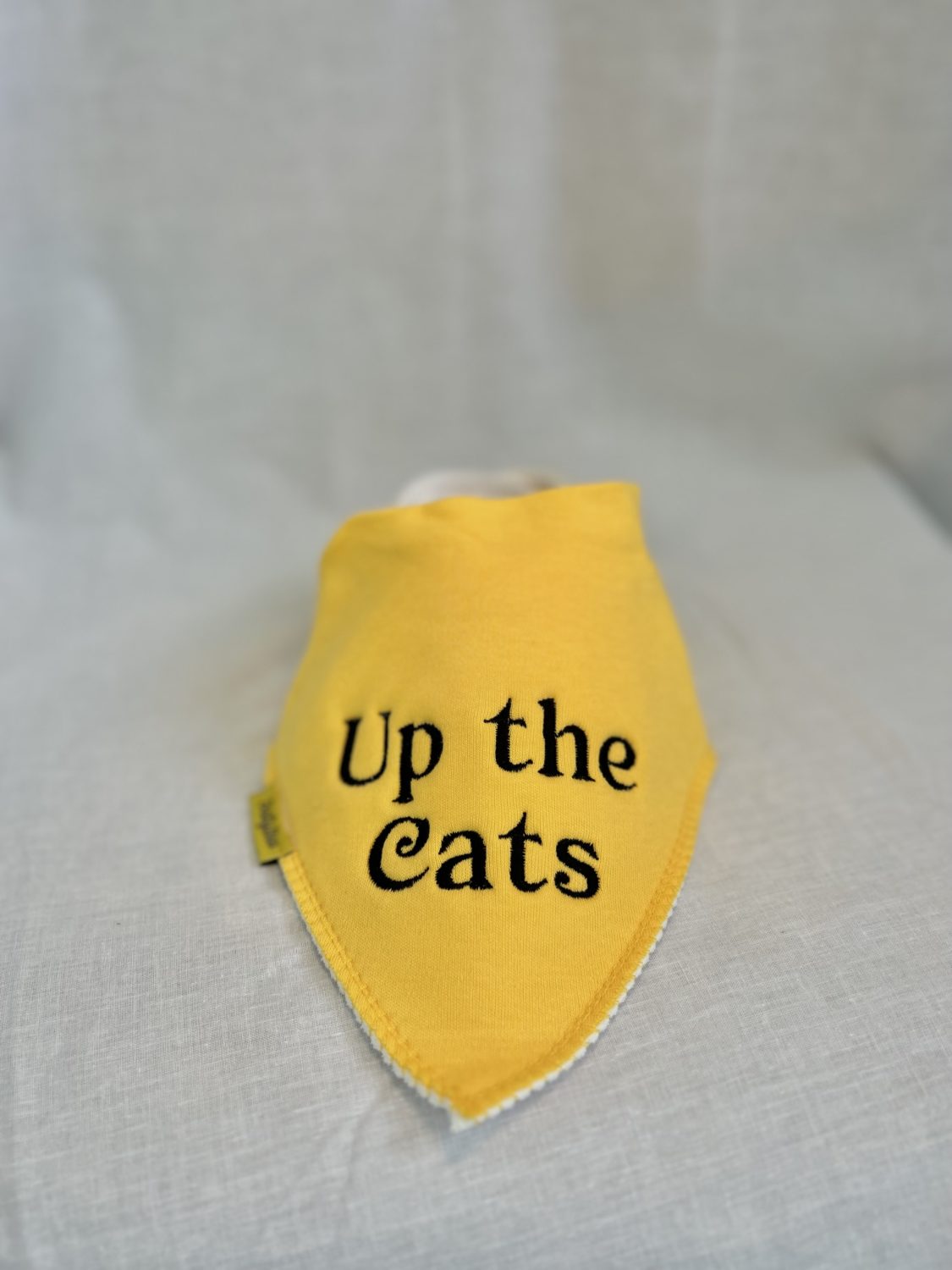 Up the Cats Supporter Organic Cotton DribbleBoo bandana bib