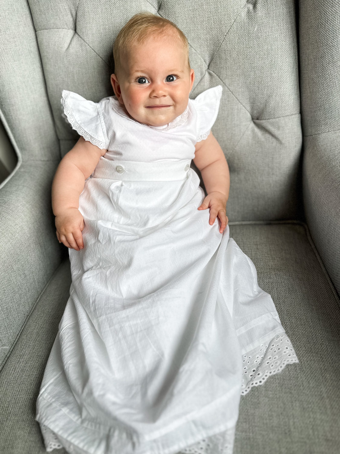 Classic style dress with detachable full length skirt (Clodagh)