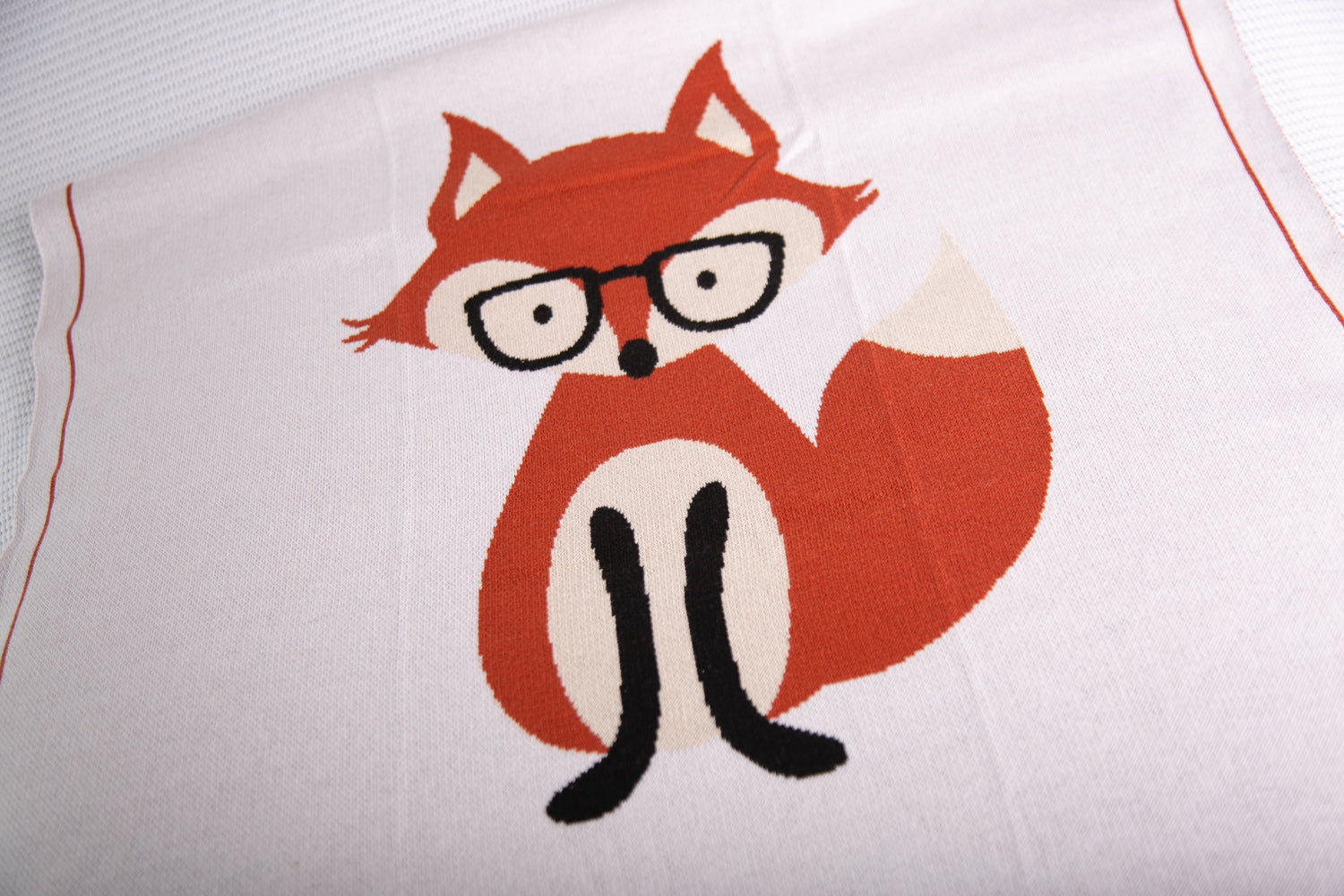 Organic cotton clever little fox BlankieBoo