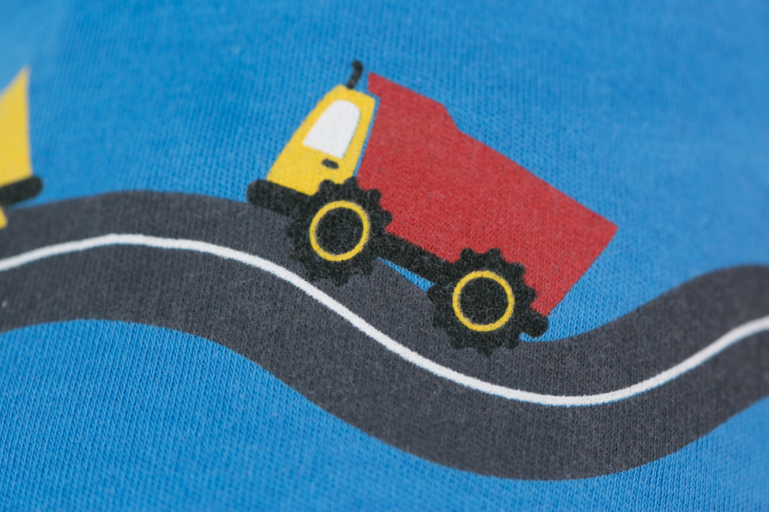 Driving around organic cotton DribbleBoo bandana bib