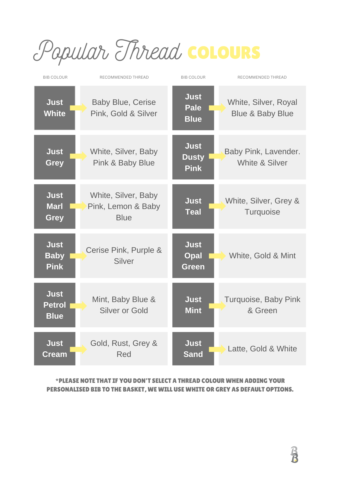 Grá organic cotton LittleBoo newborn bib
