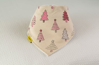 Candyfloss trees organic cotton DribbleBoo bandana bib