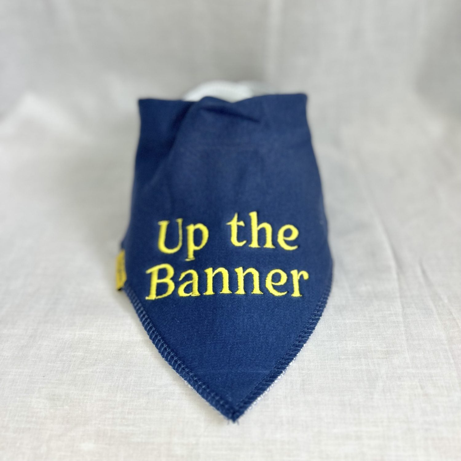 Up the Banner Supporter Organic Cotton DribbleBoo bandana bib