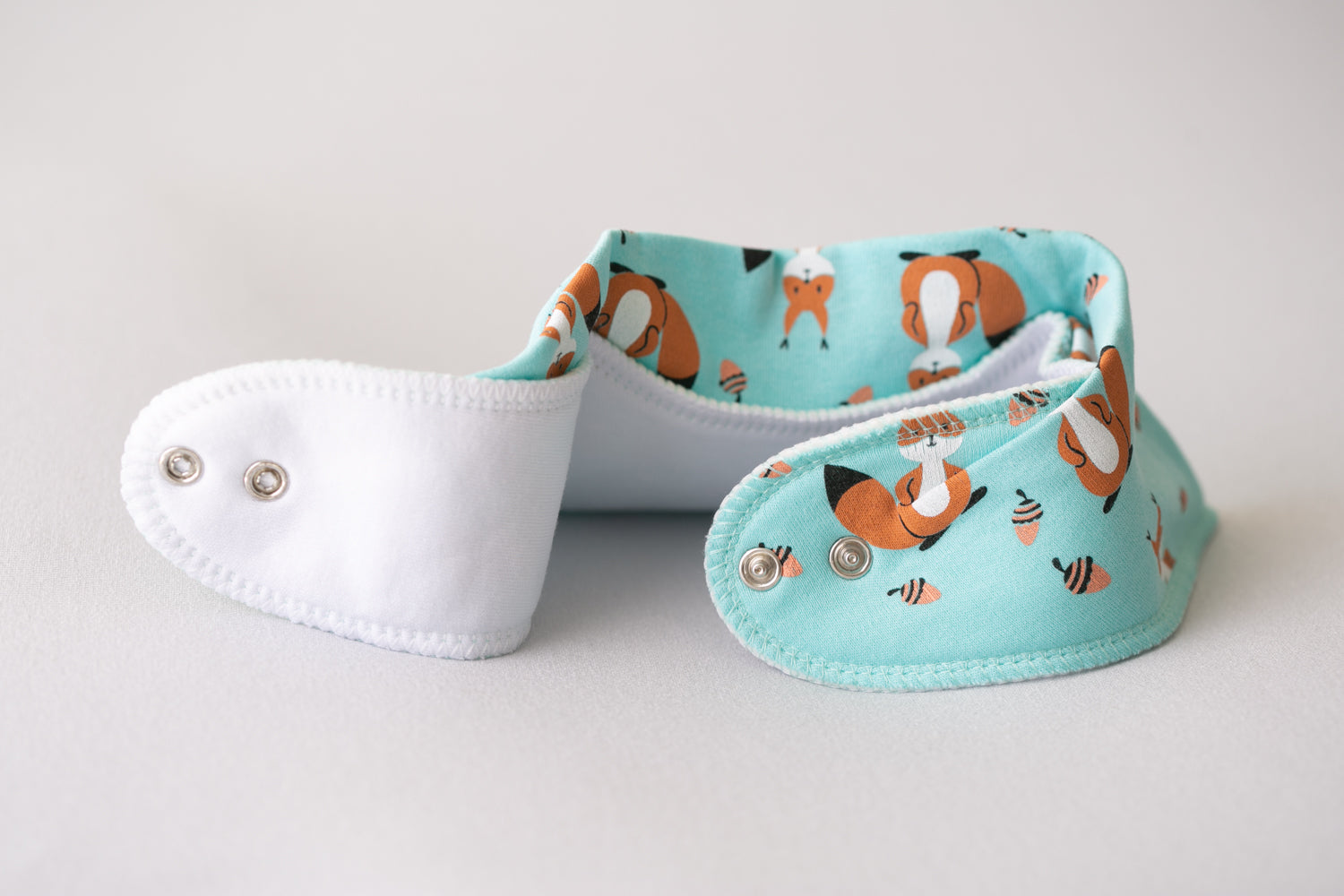 Squirrels organic cotton DribbleBoo bandana bib