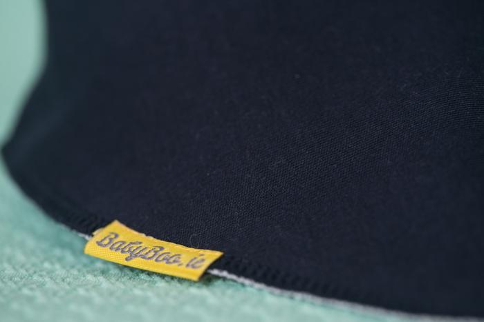 Just navy organic cotton DribbleBoo bandana bib