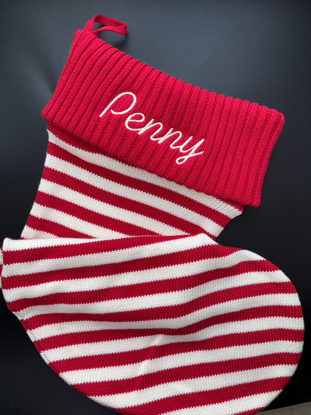 Stripes Christmas Stocking