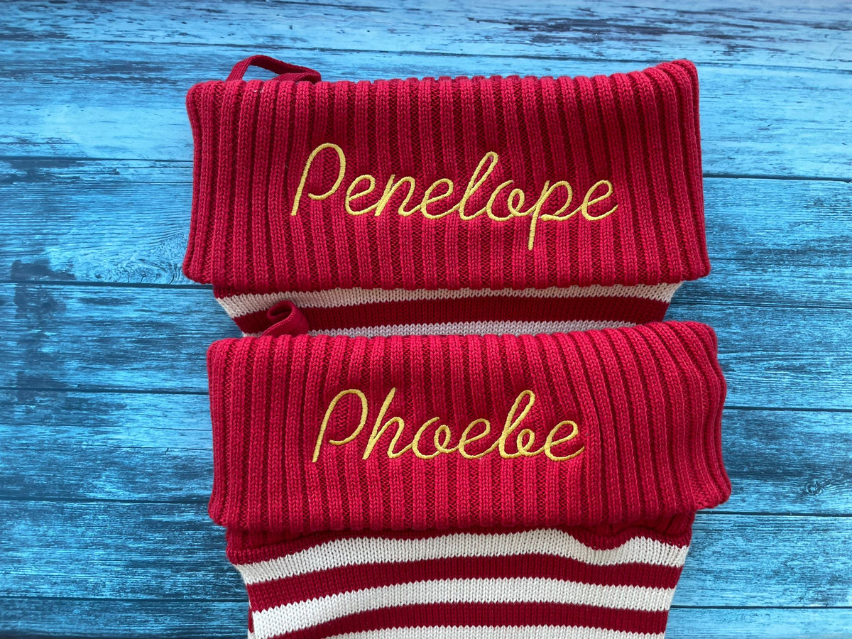 Stripes Christmas Stocking