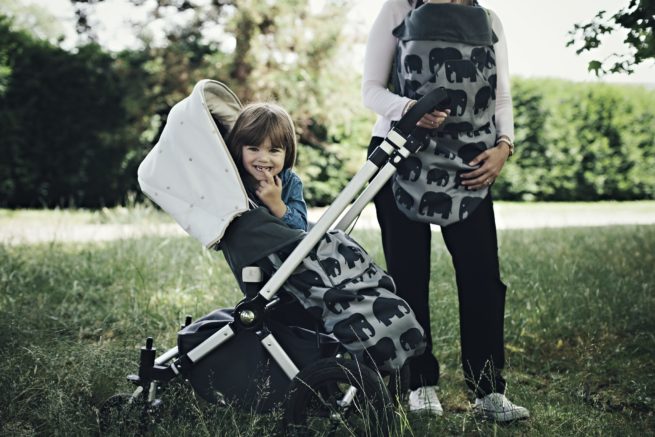 BundleBean Go Grey elephant - Buggy and baby carrier