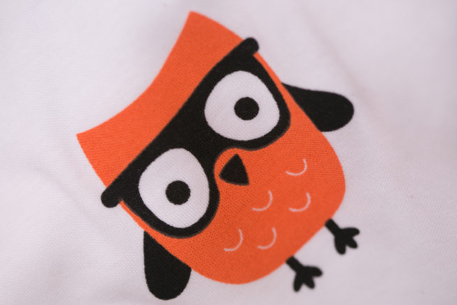 Owl bandana bib