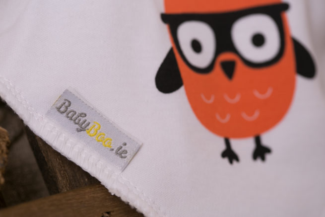 Owl bandana bib