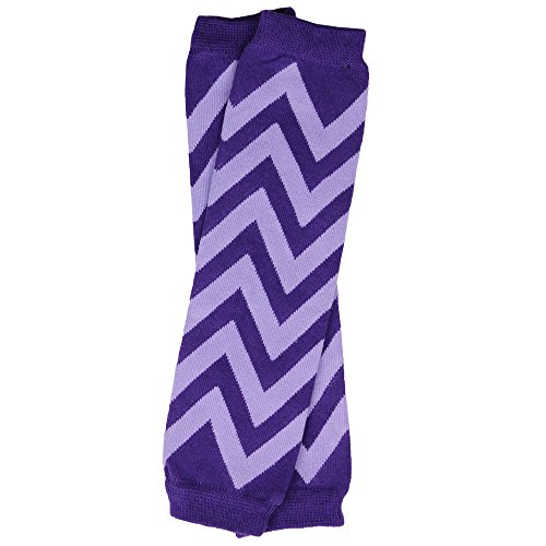 purple chevron leg warmers