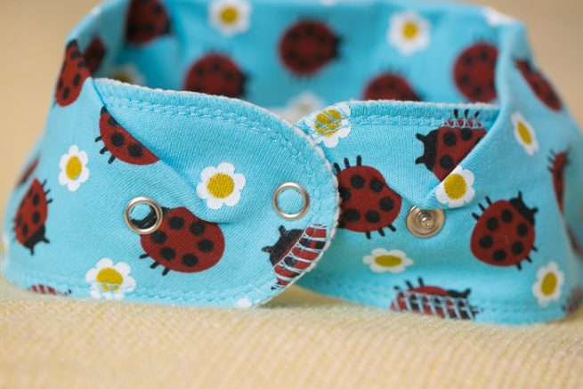 ladybird bandana bib