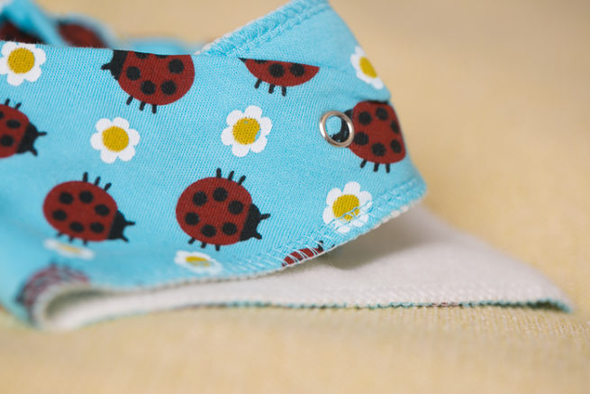 ladybird bandana bib