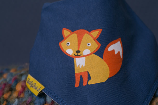 fox bandana bib