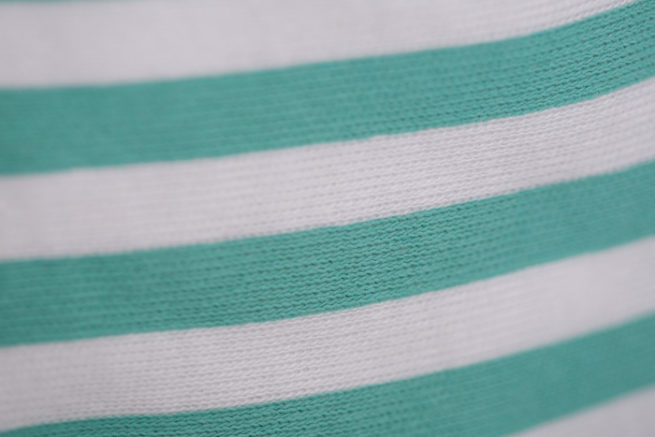 sea green stripes bandana bib