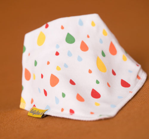 raindrops bandana bib