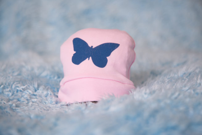 newborn butterfly beanie hat