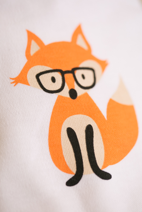 clever fox bandana bib