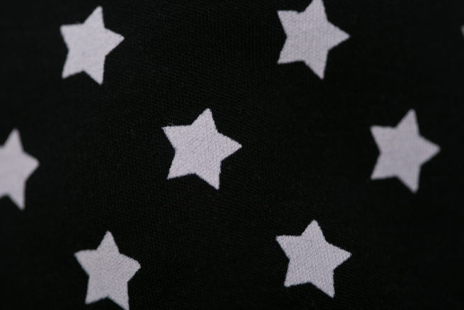 Monochrome stars babyboo bandana bib