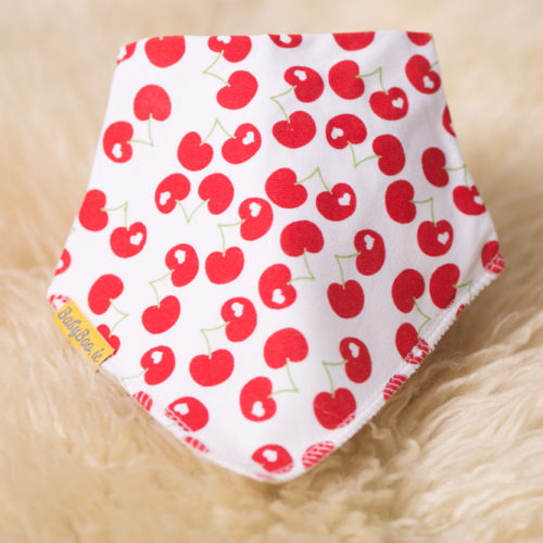 Red Cherries BabyBoo Bandana Bib