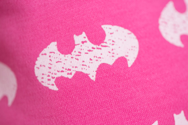 Pink Batman Bandana bib