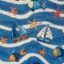 Blue boats gift wrap