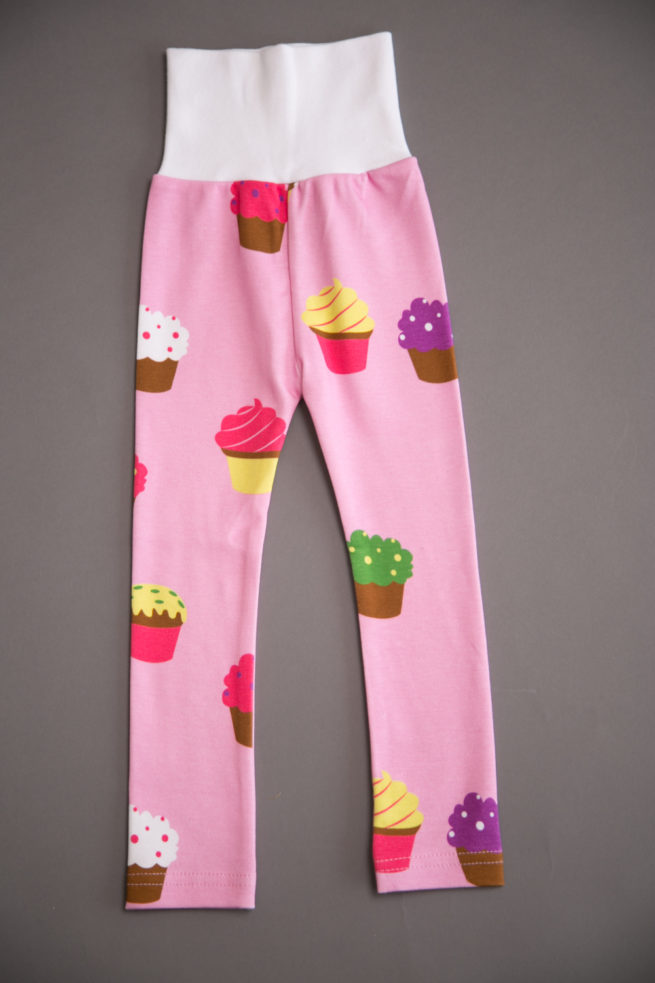Cupcakes organic cotton leggings