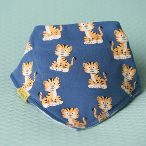 Cheeky Tigers DribbleBoo bandana bib