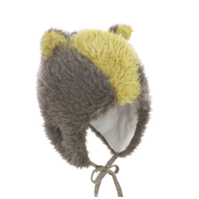 Badger wool baby hat