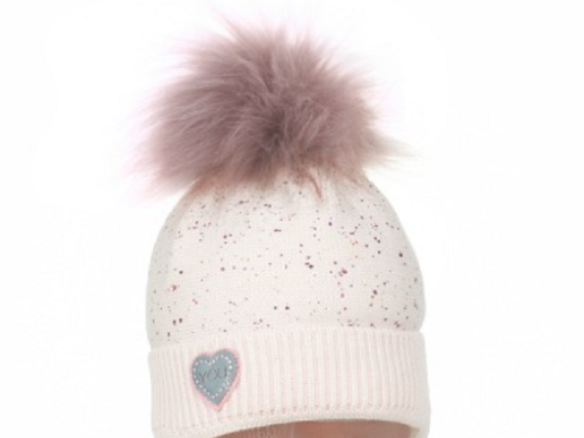 Luxury children's pom hat