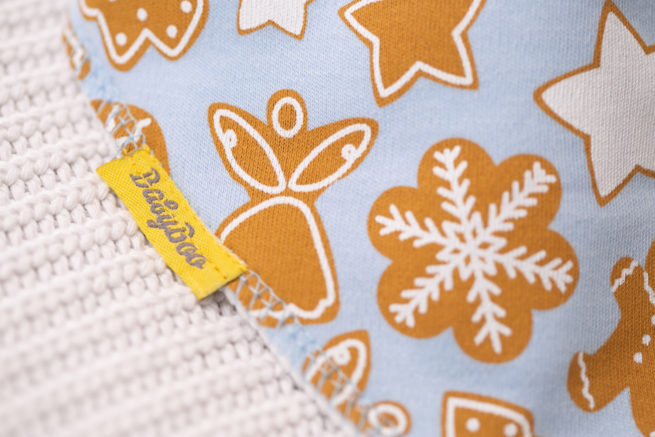 Cookie time organic cotton DribbleBoo bandana bib - Image 3