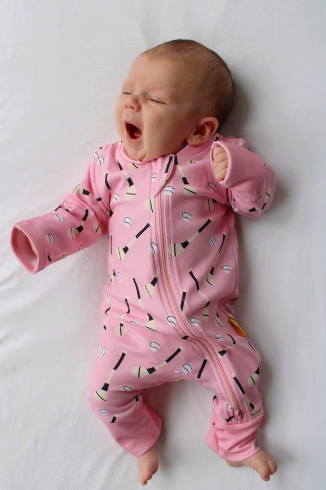 Pink GAA organic cotton ZippyBoo suit - Image 2