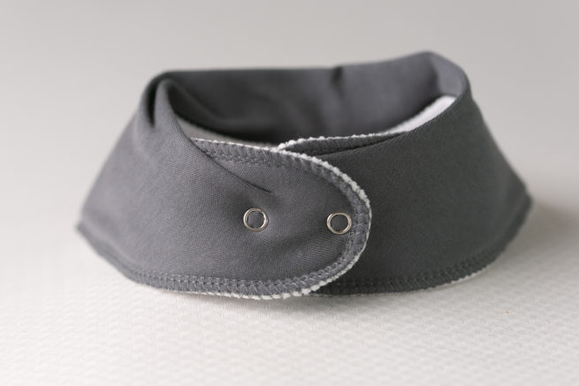 All was quiet in the deep dark wood Organic cotton DribbleBoo bandana bib - Image 4
