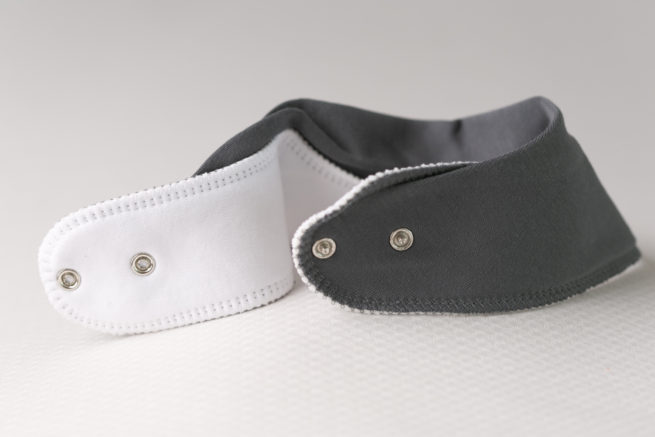 All was quiet in the deep dark wood Organic cotton DribbleBoo bandana bib - Image 5