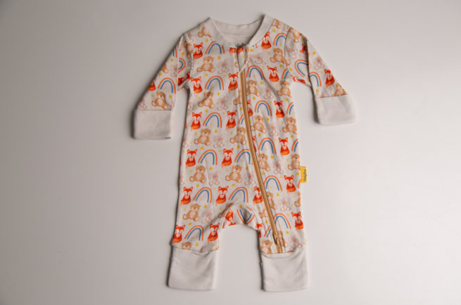 Woodland friends organic cotton ZippyBoo suit - Image 11