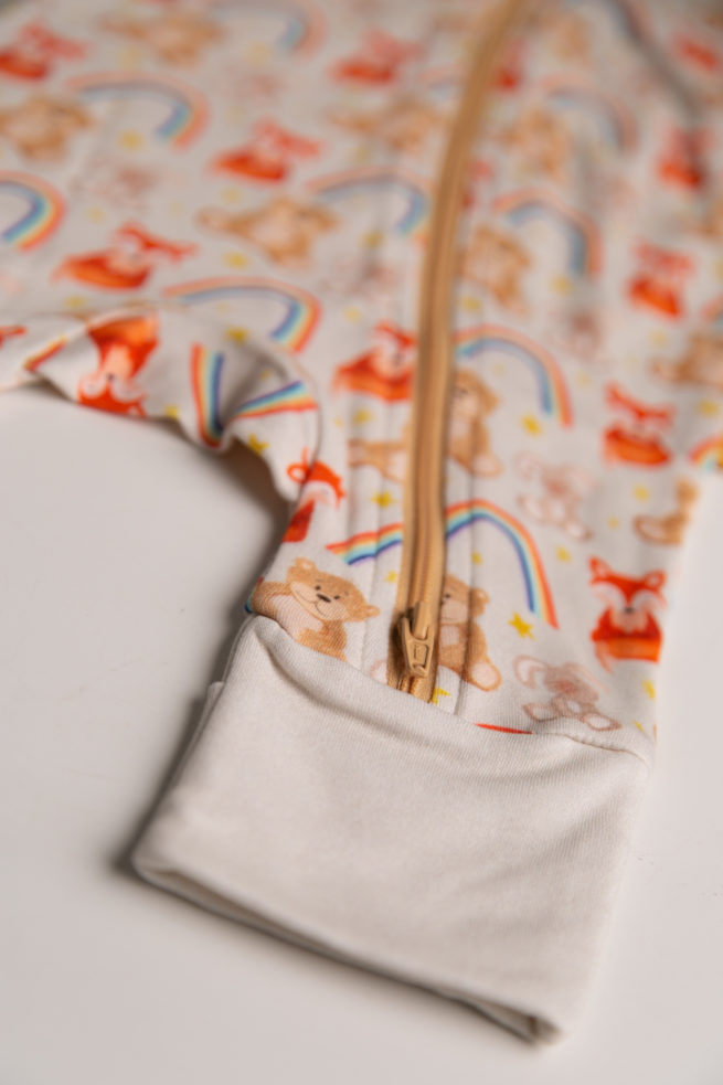 Woodland friends organic cotton ZippyBoo suit - Image 10