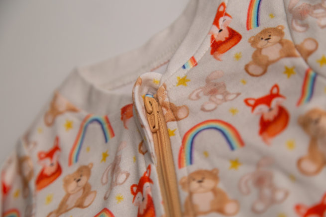 Woodland friends organic cotton ZippyBoo suit - Image 9
