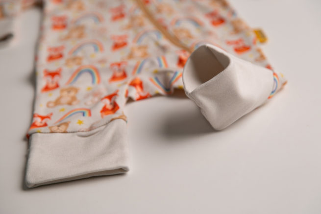 Woodland friends organic cotton ZippyBoo suit - Image 8