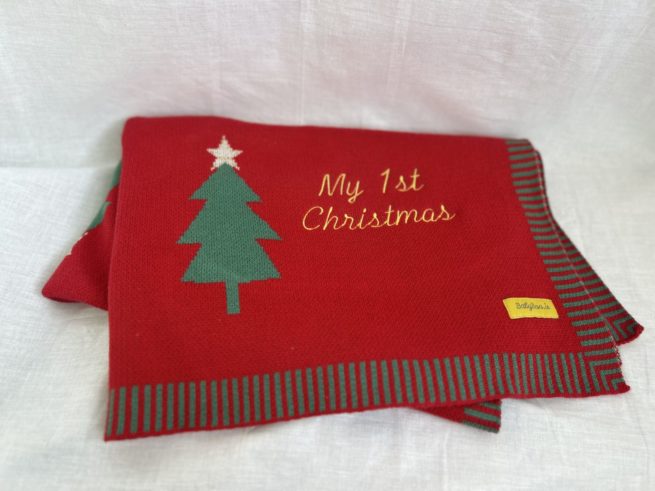 Christmas Trees organic cotton BlankieBoo - Image 4