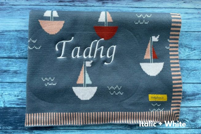 Organic cotton Summer sailboats BlankieBoo - Image 11