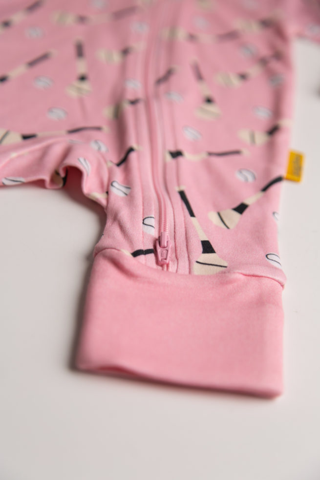 Pink GAA organic cotton ZippyBoo suit - Image 7