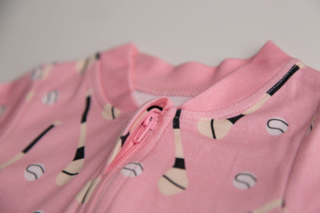 Pink GAA organic cotton ZippyBoo suit - Image 8