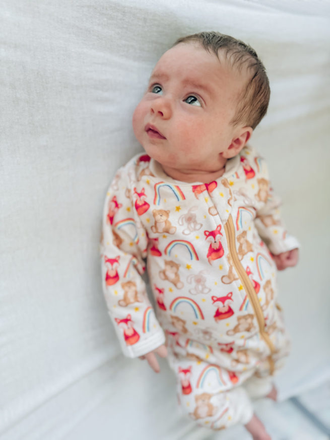Woodland friends organic cotton ZippyBoo suit - Image 3