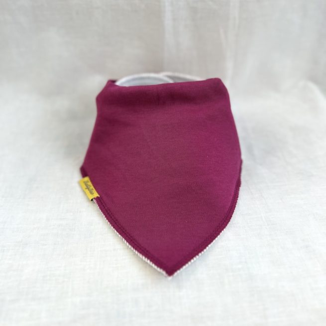 Just Plum organic cotton DribbleBoo bandana bib