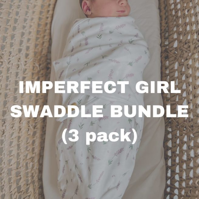 Imperfect Swaddle Bundle (3pack) - Girl