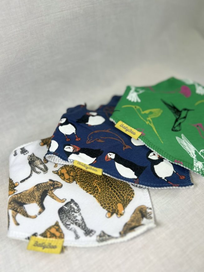 Fauna Kids Mystery Bundle - Organic Cotton Bandana Bibs - Image 2