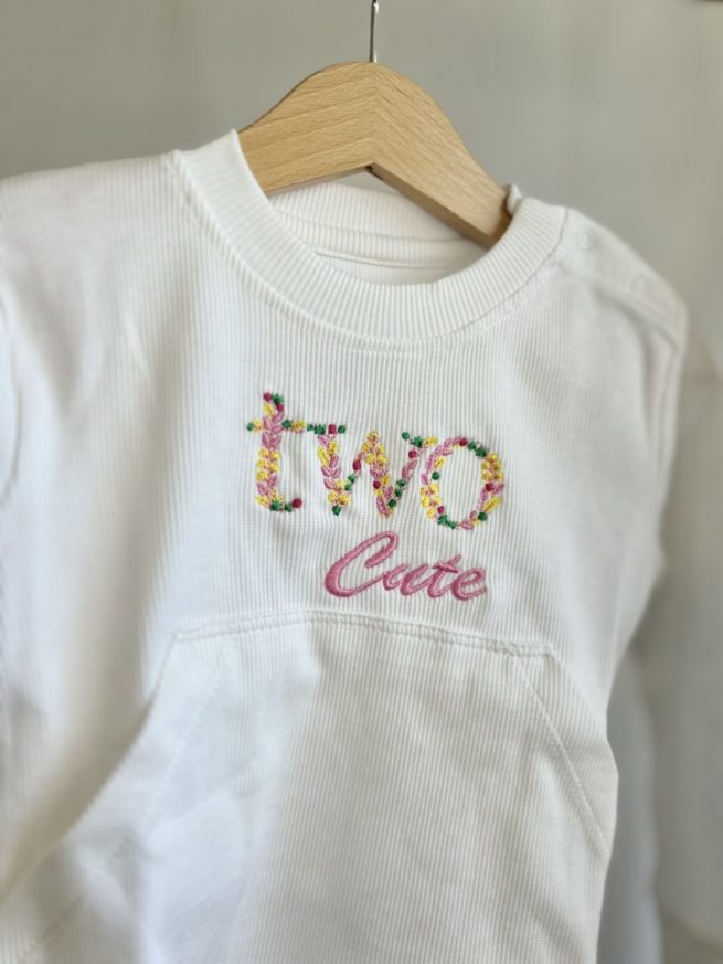 Two Cute Birthday Organic Cotton Loungewear Set - Image 2