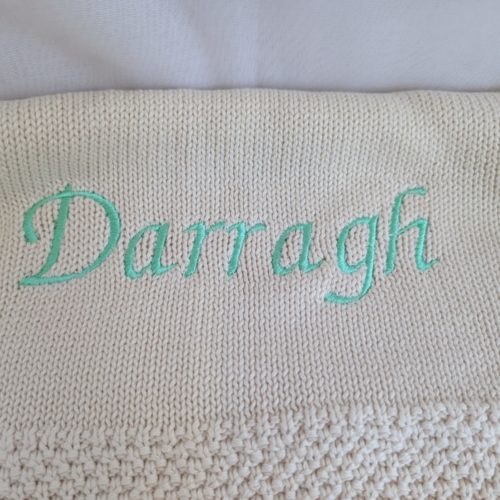 Sale - Organic cotton Beautiful Grey Blankieboo - Darragh