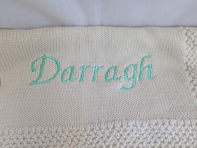 Sale - Organic cotton Beautiful Grey Blankieboo - Darragh
